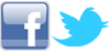 Easily share events with Facebook® and Twitter
